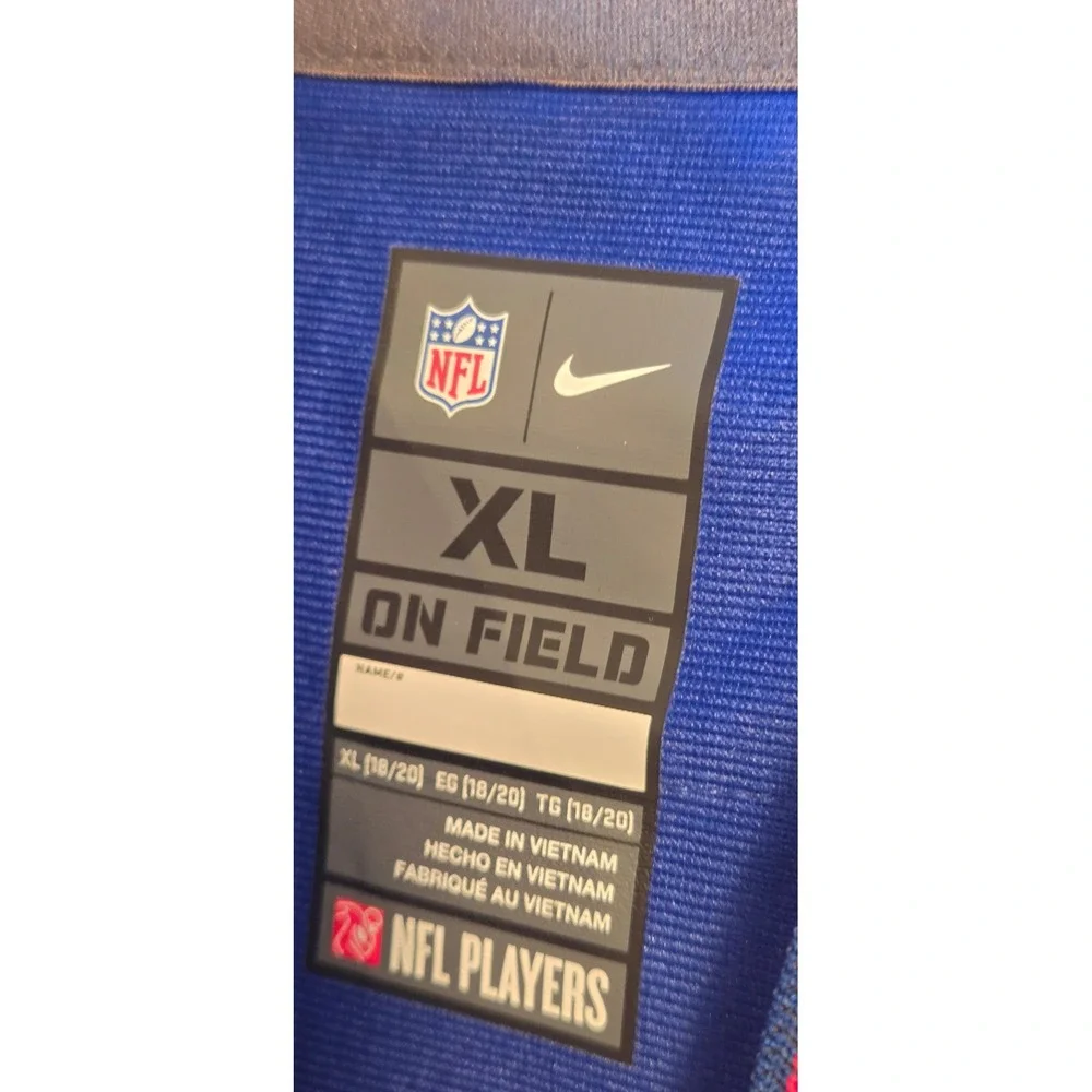 Nike Jersey Youth XL Blue New Buffalo Bills Rhinestone Helmet 9Z1B7N1B9-BIL